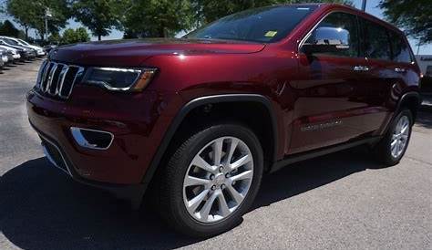 2017 Velvet Red Pearl Jeep Grand Cherokee Limited 4x4 #120106746 Photo