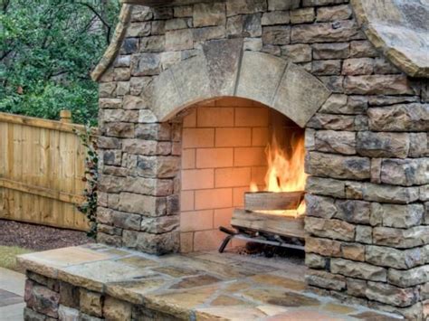 How To Build An Outdoor Fireplace Hgtv Gardens Outdoor Patio Space