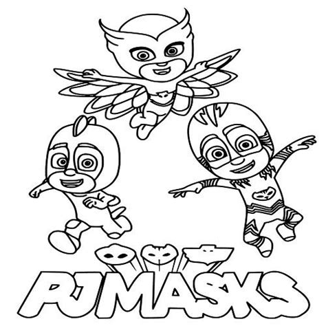 Pj Masks Coloring Pages Free Printable 11 Pj Masks Coloring Pages