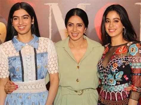 Sridevi With Her Daughter Jhanvi Kapoor And Khushi Kapoor Filmibeat