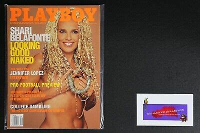 Playboy Magazine Sep Shari Belafonte Jennifer Lopez X Ebay