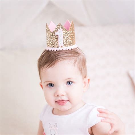 1st Birthday Crown First Birthday Outfit Girl First Etsy