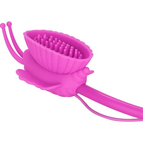 Calexotics Silicone Advanced Vibrating Butterfly Clitoral Pump Stimulator Pink