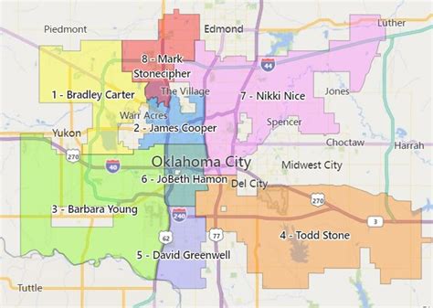 City Of Okc On Twitter Oklahoma Citys New Ward Map Takes Effect