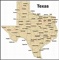Waco, Texas Map