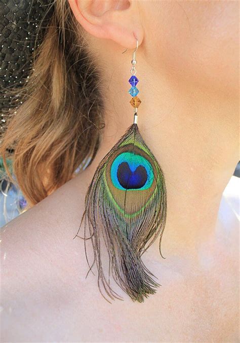 25 DIY Feather Jewelry Design DIY To Make Feather Earrings Feather