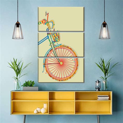 Festive Bicycle Wall Art Digital Art