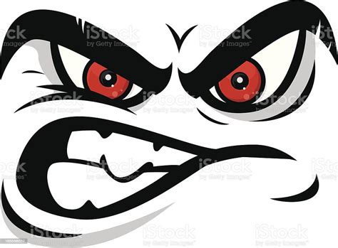 Angry Face Stock Vector Art And More Images Of Aggression 165556527 Istock