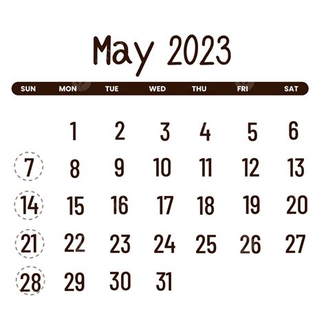 Calendario Mayo 2024 Vector Png Calendario 2024 Mayo