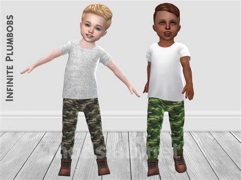 Скачать Ip Toddler Camo Joggers для The Sims 4 Modslab