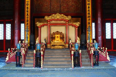 Throne In The Forbidden City Palace Amazing Places On Earth Beautiful