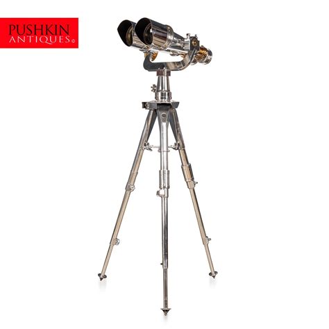 Stunning 20thc Japanese Big Eye Observation Binoculars By Nikon C