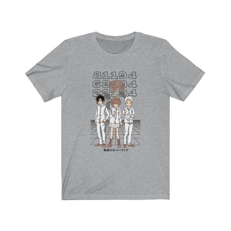 The Promised Neverland Shirt Emma Ray Norman Anime Etsy In 2021