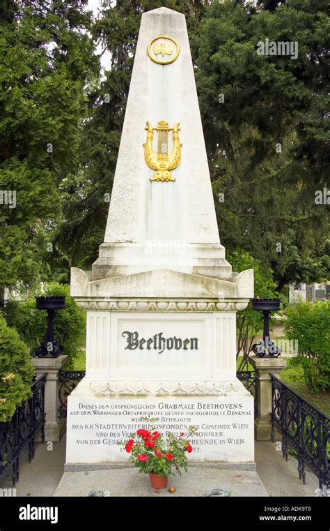 Ludwig Van Beethoven Grave In Vienna Austria Stock Photo 7680584 Alamy