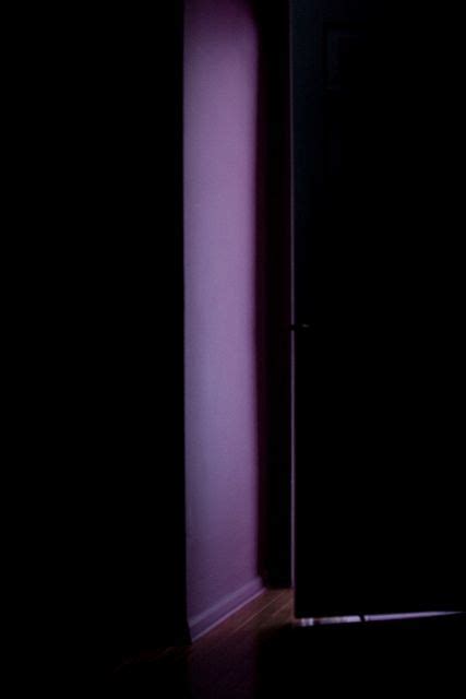 Bedroom Door Purple Light Color