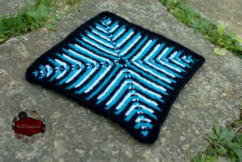 Optical Illusion Square Crochet Motif Patterns Crochet Squares
