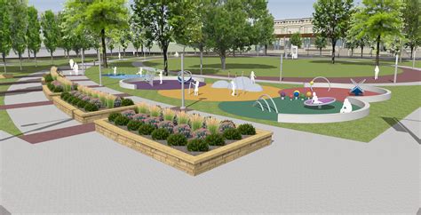 Greene Square Park Renovation Plans Progress Homegrown Iowan