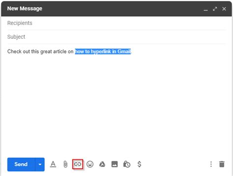 How To Hyperlink Text And Images In Gmail Techswift