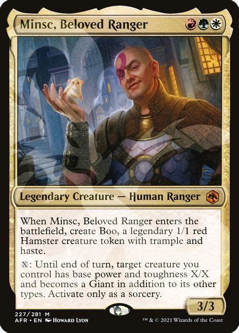 Minsc Beloved Ranger Afr Ampersand Promos Magic The Gathering