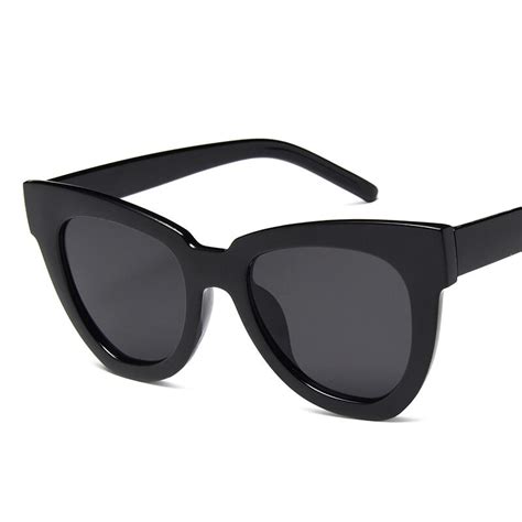 2018 new sexy cat eye sunglasses women luxury brand designer sun glasses for female oversized
