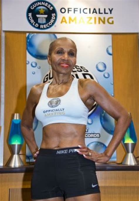 74 year old woman with a six pack 12 pics