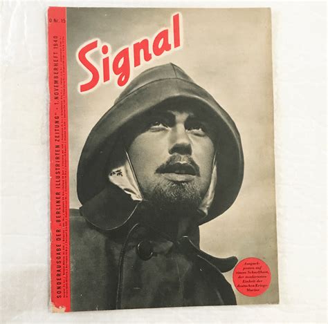 Signal German War Time Magazine No 15 1940 Ww2 Depot