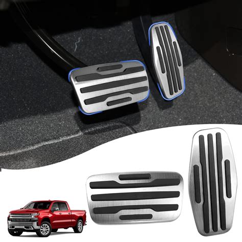 Buy Ttcr Ii For Chevy Silverado Pedal Covers 2019 2024 Compatible With