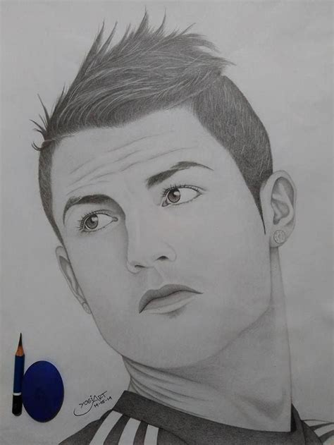 Cartoon Ronaldo Drawing Easy Howto Draw