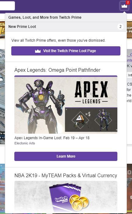 Heres How To Redeem Your Twitch Prime Pack For Apex Legends