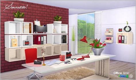 Office Time Clutter Set At Simcredible Designs 4 Sims 4 Updates