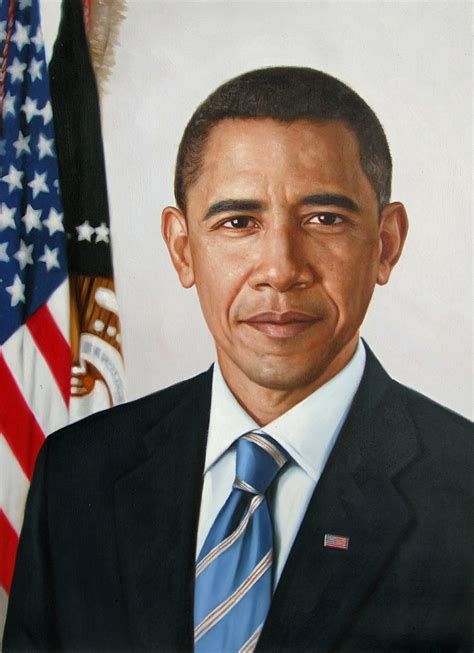 Official Barack Obama Portrait Now Available As An Oil Painting