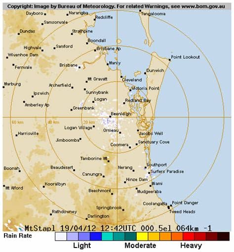 The radar was stuck by lightning in yesterday's storms. Pin by Abby George on Wow. | Brisbane, Meteorology, Greenbank