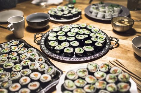 Sushi Filling Ideas And Rice Basics For Hosting A Sushi Party Purple Avocado