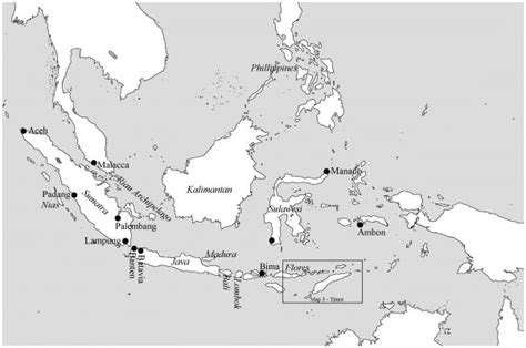 Map Of The Indonesian Archipelago Download Scientific Diagram