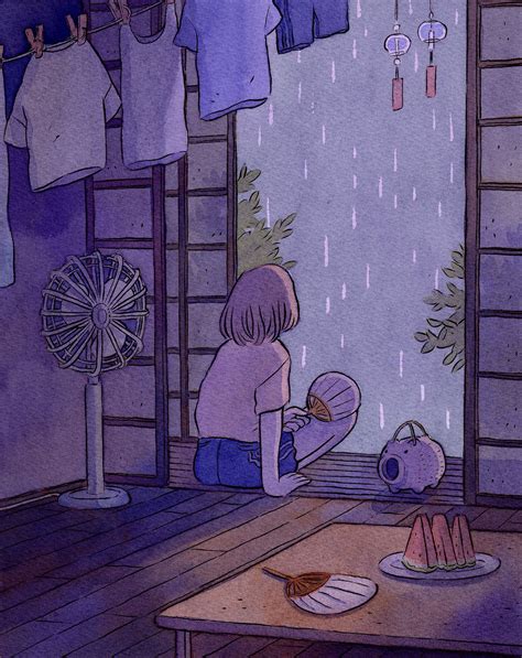 Anime Rainy Day Aesthetic