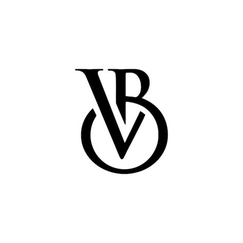 Premium Vector Bv Initials Logo Design Initial Letter Logo Creative