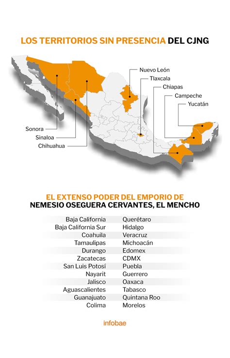 La Geografía Del Narcotráfico En México Qué Territorios No Ha Logrado Dominar El Cjng Calor
