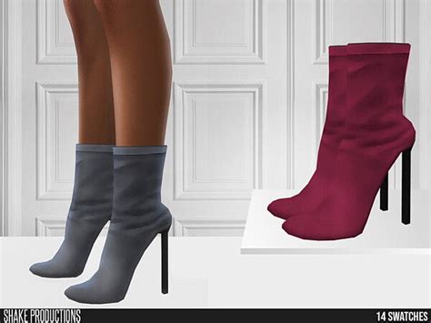 High Heeled Boots By Shakeproductions From Tsr • Sims 4 Downloads