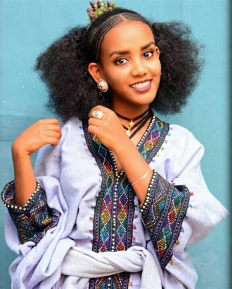 Wollo Amhara Traditional Dress Ethiopian People Ethiopian Women