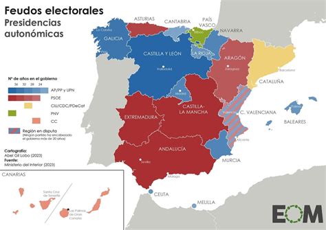El Mapa De Las Elecciones Auton Micas En Espa A Mapas De El Orden