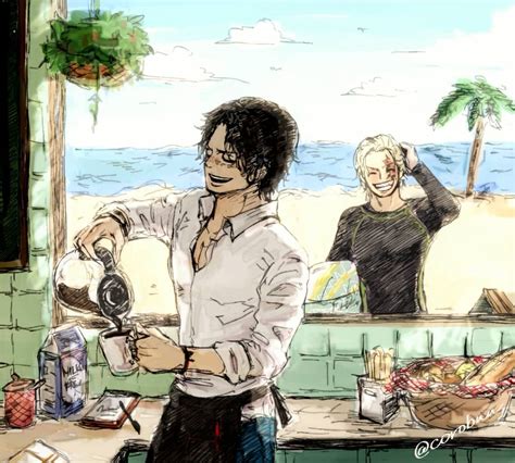 Ace And Sabo Modern Au One Piece Comic One Piece Ace Sabo One Piece