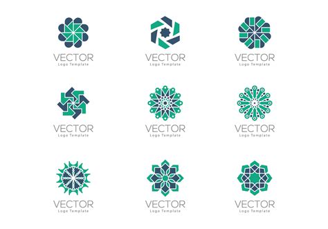 Free Geometrical Arabesque Ornamental Logo Templates Download Free