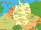 Mapa de alemania con sus ciudades