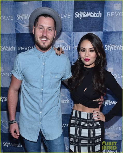 Janel Parrish Hits The People Stylewatch Denim Event With Partner Val
