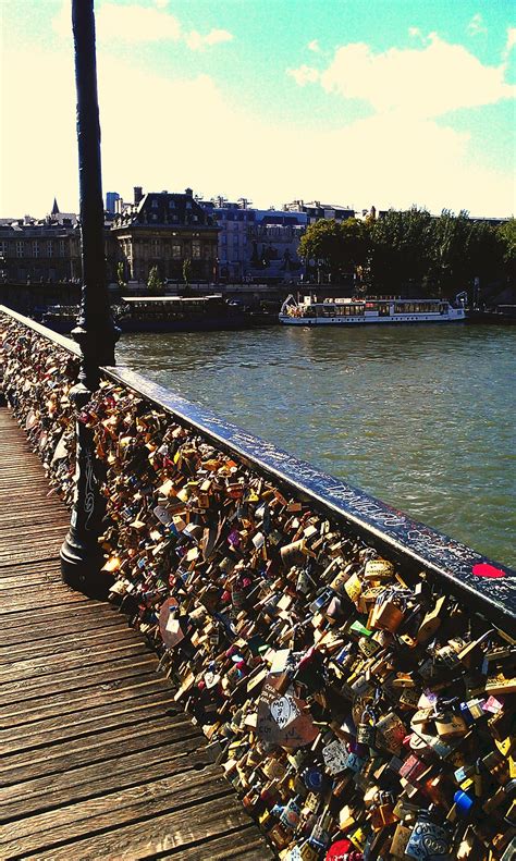 The Love Lock Bridge In Paris France Places To Go Places To Visit