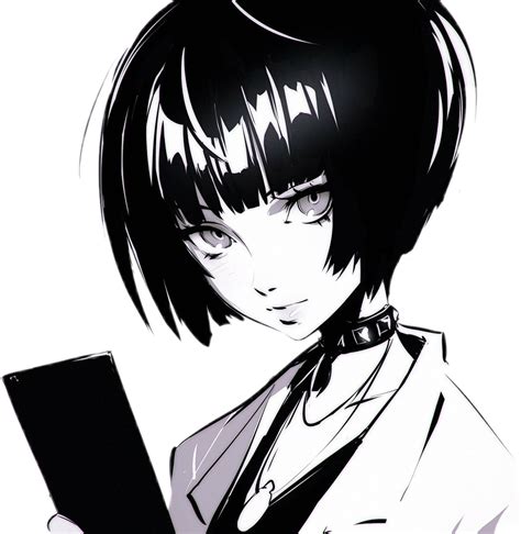 Aesthetic Anime Girl With Short Black Hair Largest Wallpaper Portal