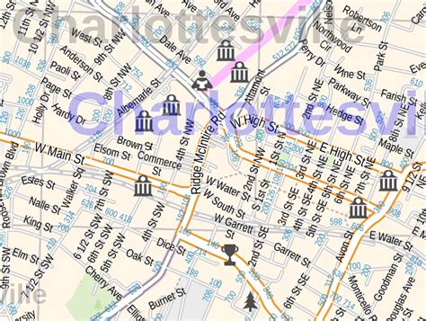 Charlottesville Va Map