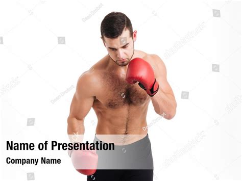Naked Boxer Powerpoint Background PowerPoint Template Naked Boxer 79820