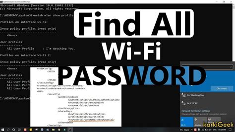 Cmd How To Quick Find Wi Fi Password With 1 Command Windows 10 11