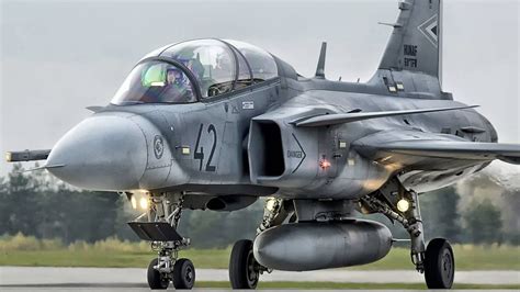 Swedish Air Forces Gripen Fighters To Serve As Stopgap Training Jets